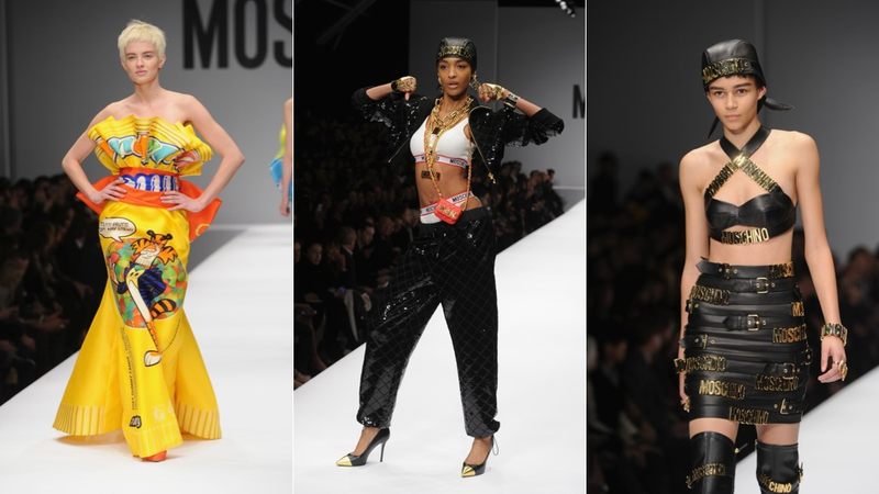 Illustration for article titled Moschino's Fall Collection Featured a High-Fashion McDonald's Uniform